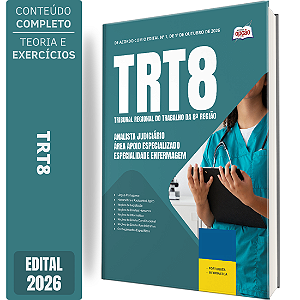 Apostila TRT8 2026 Analista Judiciário - Especialidade Enfermagem