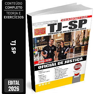 Apostila TJ SP 2026 - Oficial de Justiça