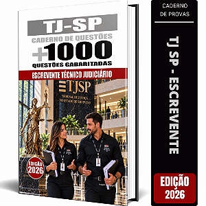 Caderno de Questõs TJ SP 2026 - Escrevente