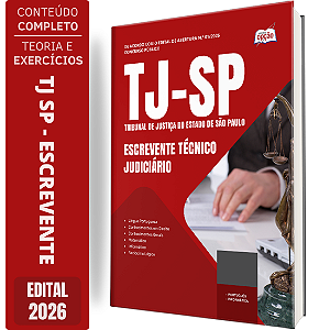 Apostila TJ SP 2026 - Escrevente Técnico Judiciário