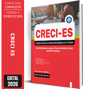 Apostila CRECI ES 2026 Profissional Analista Superior - Agente Fiscal