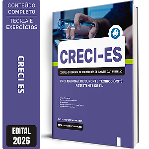 Apostila CRECI ES 2026 Profissional de Suporte Técnico - Assistente de T.I.