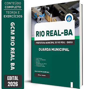 Apostila Prefeitura de Rio Real BA 2026 GCM - Guarda Municipal