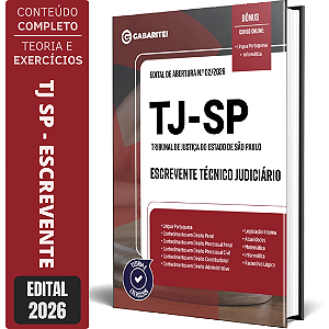Apostila TJ SP 2026 - Escrevente Técnico Judiciário