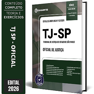 Apostila TJ SP 2026 - Oficial de Justiça