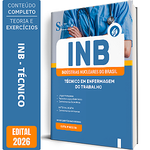 Apostila INB 2026 - Técnico em Enfermagem do Trabalho