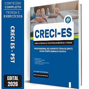 Apostila CRECI ES 2026 Profissional de Suporte Técnico (PST) - Assistente Administrativo