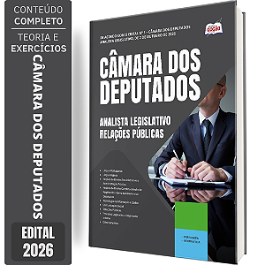 Apostila Câmara dos Deputados 2026 Analista Legislativo - Área: Relações Públicas