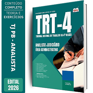 Apostila TRT4 2026 Analista Judiciário - Área Administrativa