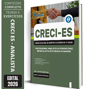 Apostila CRECI ES 2026 Profissional Analista Superior - Recursos Humanos