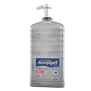Alcool Gel Asseptgel Cristal 1,7 Kg C/Valvula