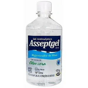 Alcool Gel Asseptgel Cristal Start 420 Gr