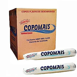Copo 200 Ml Copomais Transparente C/2500