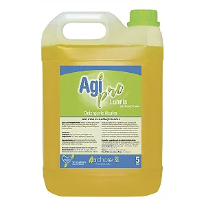 Detergente Agipro Lunnis Neutro 5 L Concentrado