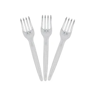 Garfo DescartÁVel Sert Plast P/ Sobremesa 50 Und