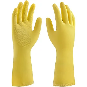 Luva Mucambo Forrada Amarela Xg