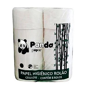 Papel Higiênico Rolão Panda 100% Celulose C/8
