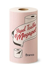 Papel Toalha Bobina Megapel 20X200 Branco C/6