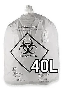 Saco De Lixo Entulix 40L Hospitalar C/100