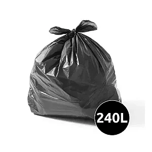 Saco De Lixo Rr Limp 240L Preto Pesado C/100