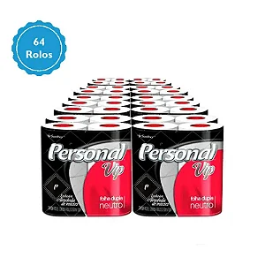 Papel Higiênico Personal F. Dup Vip 30M Fardo C/64