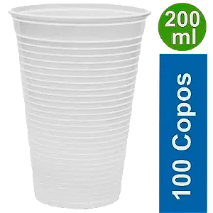 Copo 200 Ml Copobom Branco C/100