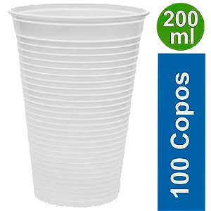 Copo 200 Ml Copobom Branco C/100