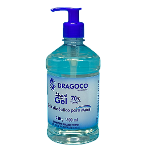 Alcool Gel Válvula Pump Dragoco 500ML