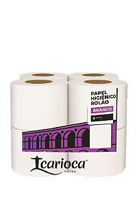 Papel Higiênico Rolão Carioca com 8 rolos