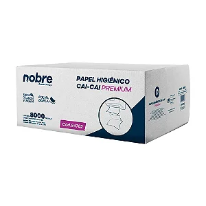Papel Higiênico Cai Cai F. Dupla Nobre C/ 8000 fls