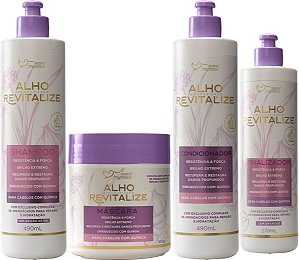 Kit Capilar Alho Desodorizado Revitalize