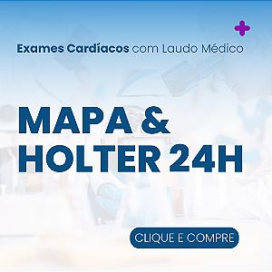 Exame de MAPA e Holter 24hs em Domicílio, com Laudo