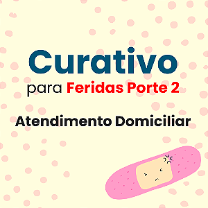 Curativo para Feridas (Porte II) em Lesões de 10 a 20cm² - Atendimento Domiciliar, unidade