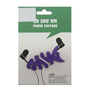 Porta Fio/fone Soft Gift Peixe - Roxo