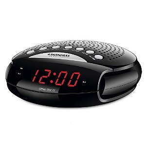 Rádio Relógio Mondial Sleep Star Rádio Am/Fm 5 W RR-03 - Bivolt