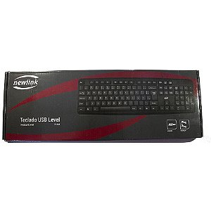 Teclado NewLink Com Fio Preto - TC308