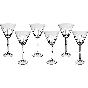 Conjunto com 6 Taças para Vinho Tinto 360ml Cristal Venezia Arlequim YME2-2601 - Oxford