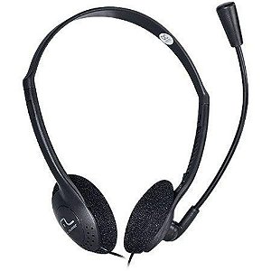 Headset Multilaser Com Microfone PH002 Preto