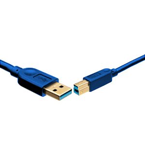 Cabo Usb Maxprint A Macho x B Macho 1.5m 6010711 - Azul