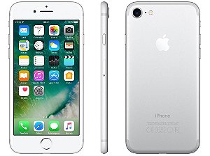 iPhone 7 Apple 128GB 4G 4.7” 12MP Selfie 7MP iOS 10 - Prateado