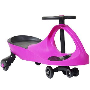 Carrinho De Rolimã Importway Gira 360° BW-004 Rosa