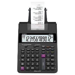 Calculadora de Impressão Casio HR-100RC-RC Preta - Bivolt