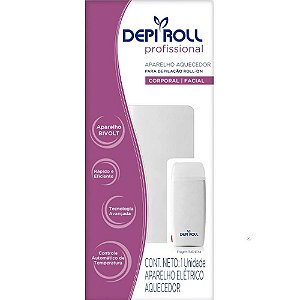 Aparelho Depilatório DepiRoll Roll-On Branco - Bivolt