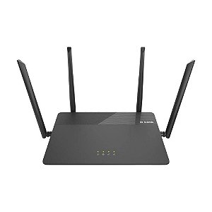 Roteador D-Link Dir-878 Dualband 4 Ant. Wifi AC 1900Mbps Preto