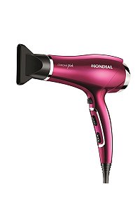 Secador de Cabelos Mondial Chrome Line SC-36 Pink - 127V