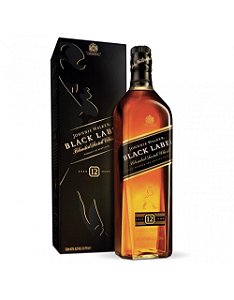 Whisky Johnnie Walker 12 Anos Black Label - 750ml