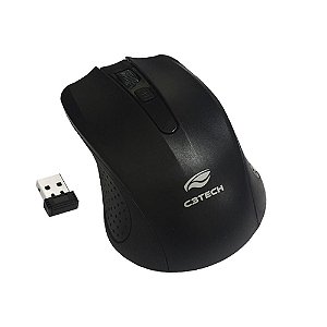 Mouse sem Fio C3Tech 1000DPI M-W20BK - Preto