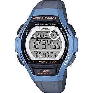 Relógio Feminino Casio Digital LWS-2000H-2AVDF - Azul/Cinza