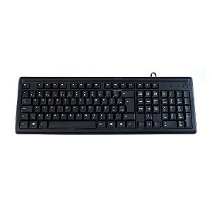 Teclado HP USB 100 ABNT2 110 Teclas 2UN30AAAC4 - Preto