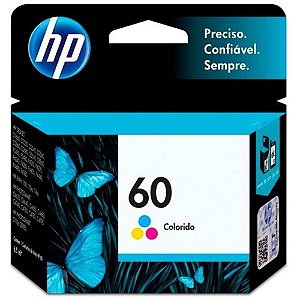 Cartucho Impressora HP Deskjet 60 CC643WB 6,5ml - Tricolor